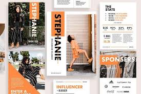 Influencer Blogger Media Kit Blogger Media Kit Media Kit Media Kit Template