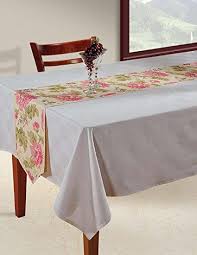 Indian Patterned Duck Cotton Table Runner 13 X 72 Inches Pink Lilac Green And Beige Flora Printed Table Runner Table Runner And Placemats Luxury Tabletop