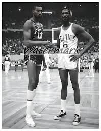 Wilt Chamberlain Philadelphia Warriors Bill Russell Boston Celtics 8 X 10  Photo - bsc-int.co.jp