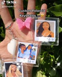 Sly Shay On Instagram Custom Polaroid Keychains Are Live I M Only Taking 12 Orders For Their First Launch So P Resin Crafts Resin Art Painting Keychain