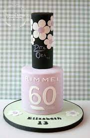 Nail Varnish Cake Nail Polish Cake Birthday Cake Girls Birthday Cake Girls Teenager