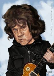 Painting by caricaturist Jonathan Cusick, UK