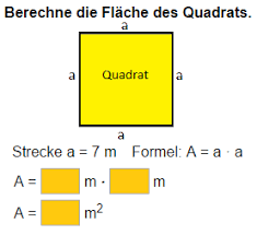 Is that quadrant is quadrant (region of the cartesian plane) while quadrat is square. Flachenberechnung