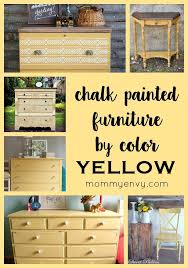 Chalk Painted Furniture By Color Yellow Chalk Paint Chalk Paint Furniture Yellow Painted Furniture Chalk Paint Colors Furniture