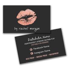 lipsense makeup artist business card