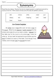 Printable Synonym Worksheets Teaching Synonyms Synonym Worksheet Synonyms And Antonyms