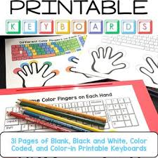 Typing Practice Printable Keyboard Pages Distance Learning Technology Lessons Handwriting Activities Teaching Technology