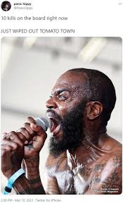 Just wiped out tomato town. Mc Ride Wipes Out Tomato Town Tomato Town Massacre Know Your Meme