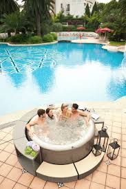 Inflatable Hot Tub Mspa Reve Jb 301 Beside Pool Hot Tub Inflatable Hot Tubs Pool