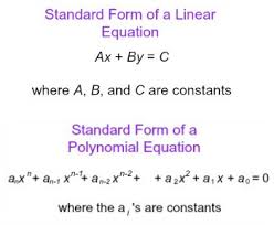 Also, is there a way to solve them? How To Write An Equation In Standard Form Math Class Video Study Com