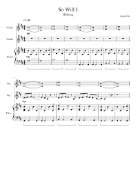 Print And Download In Pdf Or Midi So Will I Anita Hu Free Sheet Music For Violin Piano Made By Anita Hu Music Free Sheet Music Violin Sheet Sheet Music