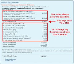 Which Airlines Have Fuel Surcharges On Award Tickets