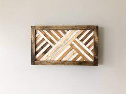 Contrasting Vibrant Hues And Gradient Woodgrains Are Delicately Hand Layered To Create This One Of A Kin Wood Wall Art Rustic Wood Wall Art Wood Wall Art Decor