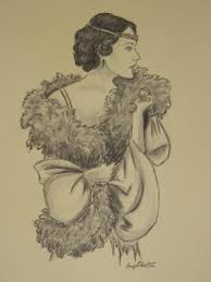 Lovely Flapper Tattoo 1920s Flapper Girl Flapper Illustration How they influenced 1920s america. flapper tattoo 1920s flapper girl
