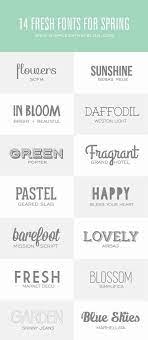 14 Fresh Fonts For Spring Lettering Fonts Lettering Typography