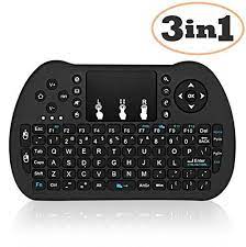 Introducing Mini Wireless Keyboard Works With Tv Xbox Tablet Computer Android Tv Box Htpc And More 3in1 Handh Android Remote Android Tv Box Pc Remote Control
