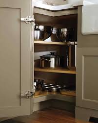 Just a smidge more space and you can put 3 tall narrow cans in it for trash. Corner Cabinet With Doors Ideas On Foter