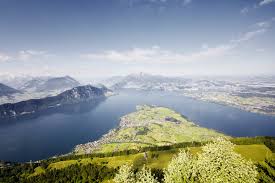 Lucerne Lake and Mountains