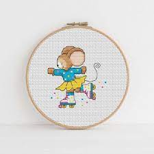Maybe you would like to learn more about one of these? Furry Tales Roller Disco Mouse Cross Stitch Pattern Ft0125 Lucie Heaton