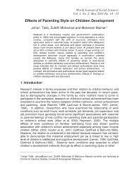 Here are some things your toddler may be doing this month. Pdf Effects Of Parenting Style On Children Development