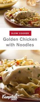Hearty Chicken Noodle Casserole Campbell Soup Company Recipe Campbells Recipes Recipes Golden Chicken