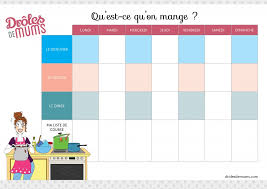 Nous vous proposons ici, la de planning repas semaine hebdomadaires à imprimer leurs nouveaux vierge pour mieux. Planning Vierge Menu De La Semaine Recettes Cookeo