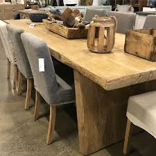 We've brought back the past with our rustic woods carefully collected from old barns, farms, homes, factories and various other buildings from around the world. Beachwood Designs Chunky Reclaimed Timber Tables Available Is 2440 And 2750mm Stock Of Our Loose Cover Chairs Arrives Tomorrow