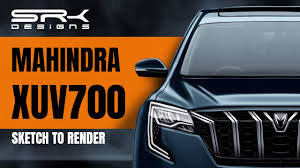 The mahindra xuv700 is possibly one of the most important cars for mahindra.while not confirmed yet, the xuv700 is likely to take the place of the xuv500 and will be based on an entirely new platform, with new powertrains and a host of technology. 2021 Mahindra Xuv700 Photoshop Car Design Srk Designs Youtube