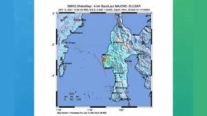 Pusat gempa berada di laut, 65 kilometer barat daya seluma, bengkulu. Fowkiqbh0itdom