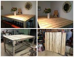 Table Haute Mange Debout Kitchen High Pallet Table Table Haute Mange Debout Table Palette Table Haute