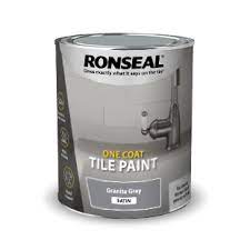 Gray paint color schemes and palettes. One Coat Tile Paint Tile Paint Ronseal