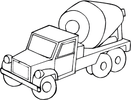 More free printable transportation coloring pages and sheets can be found in the transportation color page gallery. Cement Mixer Truck Printable Coloring Page