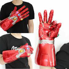 This is the licensed glove new for 2010. Red Infinity Gauntlet Iron Man Tony Stark Led Light Up Finger Gloves Cosplay Toy Ebay
