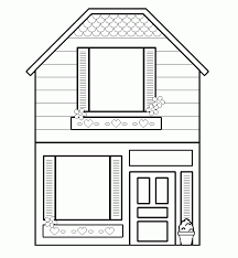 Download or print the image below. Free Printable House Coloring Pages For Kids