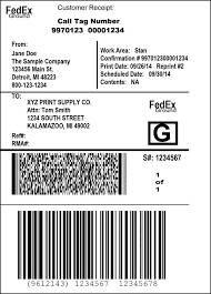 Fedex Document Envelope Prepaid Shipping Label Economy 3 5 With Fedex Label Template Wo Label Templates Return Address Labels Template Address Label Template