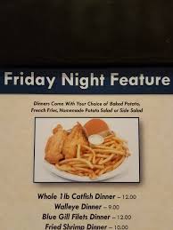 Get recipes for french fries, chips, coleslaw, hushpuppies, and vegetables here. Fish Fry Friday Walleye Catfish Gina S Talk Of The Town Facebook