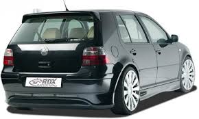 Die modelljahre des golf iv. Bogdal Carstyling Rdx Heckansatz Gti Five Pur Schwarz Matt Fur Vw Golf 4
