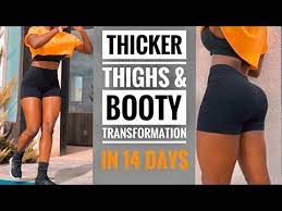 Easily Grow Thicker Thighs And Booty In 14 Days (Real Results) No  Equipment-Intense At Home Workout. - Youtube