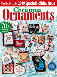 This is a digital cross stitch pattern that can be stitched on cloth or a wood pendant. Cross Stitch Books Just Crossstitch Christmas Ornaments 2016