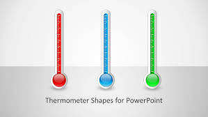 Thermometer Shapes For Powerpoint