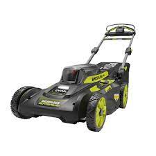 Whether you've got a big or small lawn, the home depot canada has a lawn mower that will make short work of your yard duties. Ryobi 20 Inch 40v Brushless Lithium Ion Cordless Walk Behind Self Propelled Lawn Mower Wit The Home Depot Canada