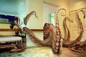 An Octopus Has Caused Havoc In His Aquarium By Performing Juggling Tricks Using His Fellow Occupants Smashing Rocks Ag Octopus Wallpaper Octopus Giant Octopus