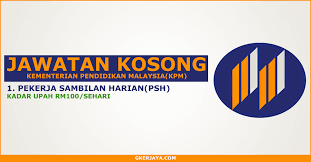 Temuduga terbuka pekerja sambilan pusat mel nasional via kerjaya.co. Pekerja Sambilan Harian Kementerian Pendidikan Malaysia