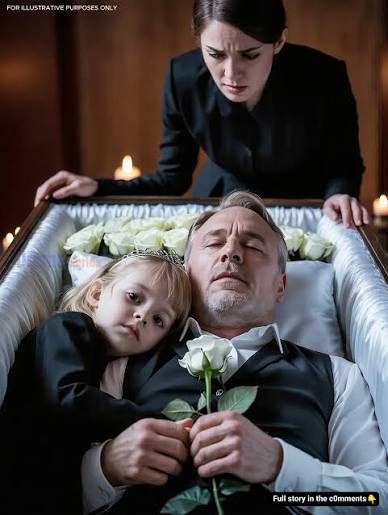 At my father's wake, my eight-year-old sister never left his side. She  stood beside the coffin the entire time—silent, unmoving. Everyone said  grief had frozen her, that she was too young to