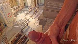 Freaky ass dude torturing his balls and masturbating in public like a loon  | amateurest.com