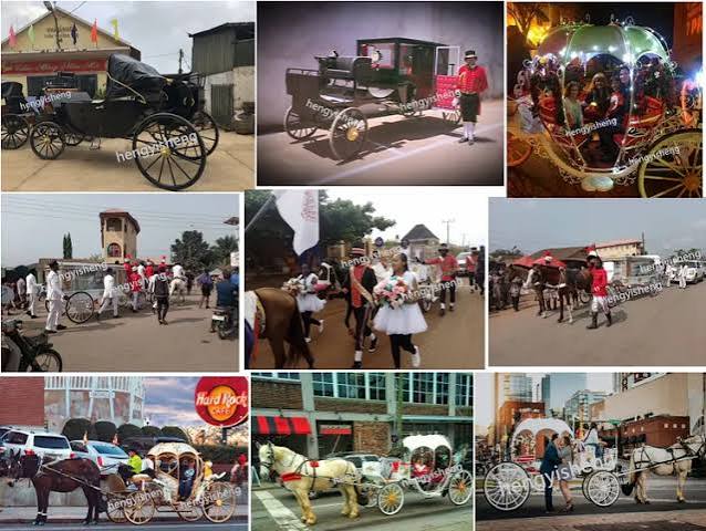 Luxury Cinderella Pumpkin Horse Carts Wedding Horse Drawn Carriage - Sightseeing Horse Cart, Horse Carriage | Made-in-China.com