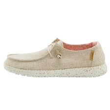 Fit the whole family with styles for men, women, and kids. Hey Dude Women S Wendy Chambray White Nut Shimmer Boutique