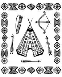 Native american girl coloring sheet. Native American Coloring Pages For Adults