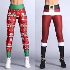 Great for a run on a warm spring or summer night these capris have all the bells. 2019 Christmas Leggings High Waist Gearhippo Com