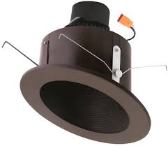 Elco El713xxbz Contemporary Bronze Led 6 Sloped Ceiling Led Baffle Recessed Lighting Insert Elc El713xxbz